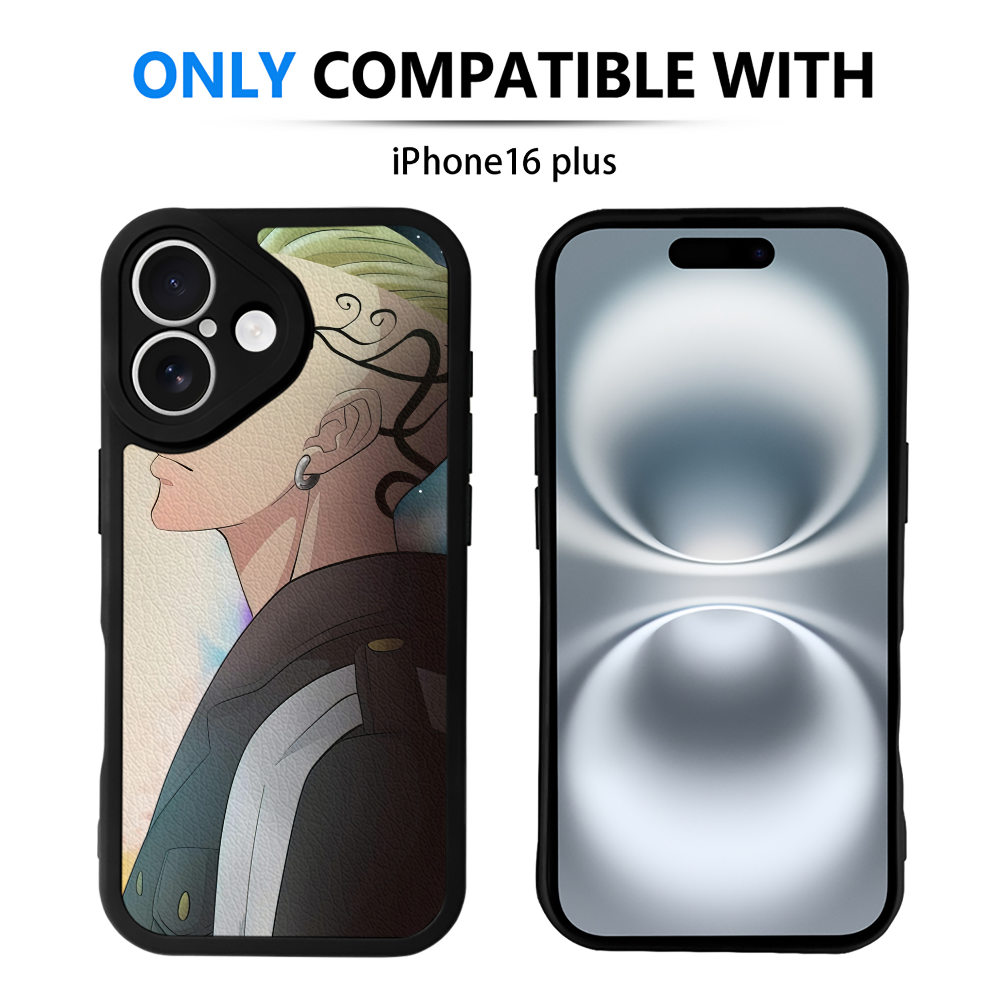（画像用） 東京リベンジャーズ Tokyo Revengers 【iPhone 16シリーズ対応】シリコンスマホケース（レザー調） 材質：シリコン